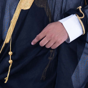Malik Khaleeji Black Bisht