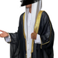 Malik Khaleeji Black Bisht
